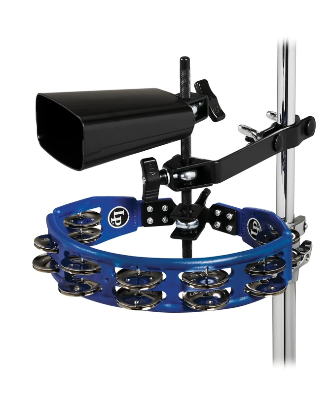 Latin Percussion LP160NY-K Tambourine and Cowbell with Mount Kit