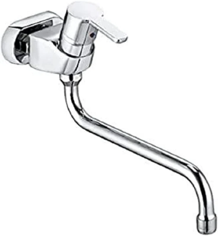 Kludi Logo 379140575 Special Single-Lever Sink Tap for Wall Installation