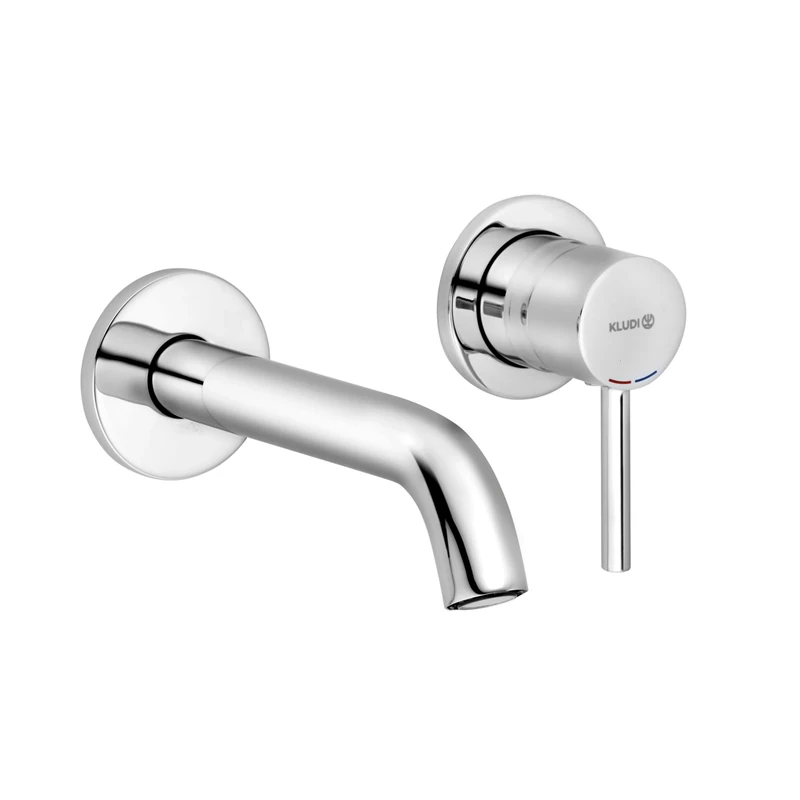 Bathroom Sink tap with a Fixed spout from Kludi Bozz - Chrome - 382440576