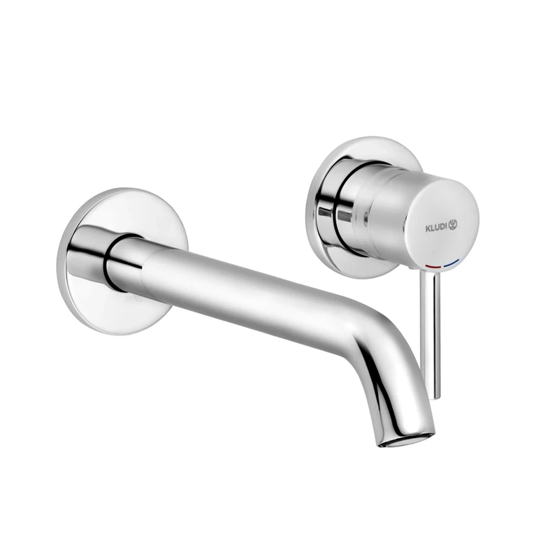 Bathroom Sink tap with a Fixed spout from Kludi Bozz - Chrome - 382450576