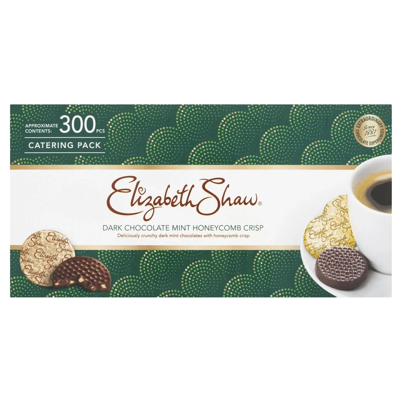 Elizabeth Shaw Dark Chocolate Mint Honeycomb Crisp Catering Pack 1.89 Kg