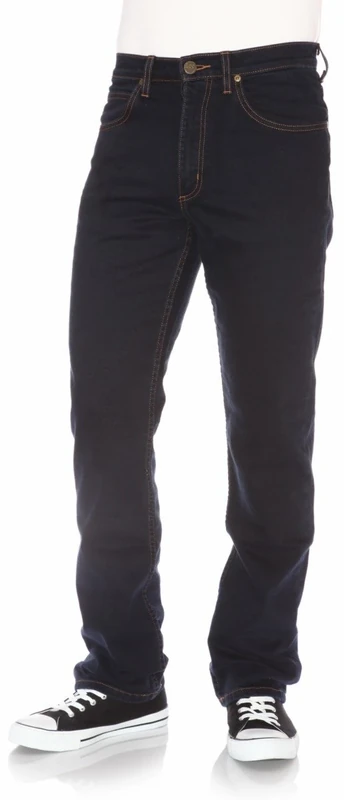Lee Men's BROOKLYN STRAIGHT Jeans, BLUE BLACK BLUE, 38W / 30L