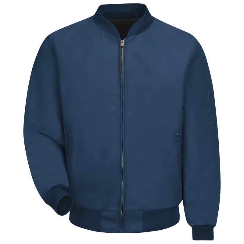Red Kap Men's Solid Team Jacket, Navy, XXL