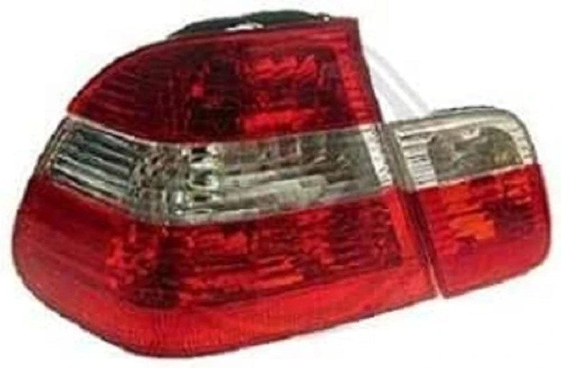in.pro. 1215496 HD Rear Lights for BMW E46 Year of Manufacture: 01-05 4-Door Set of 4 Clear Glass Red/White