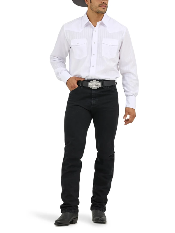 Wrangler mens933SESilver Edition Jean Jeans - Black - 32W x 34L