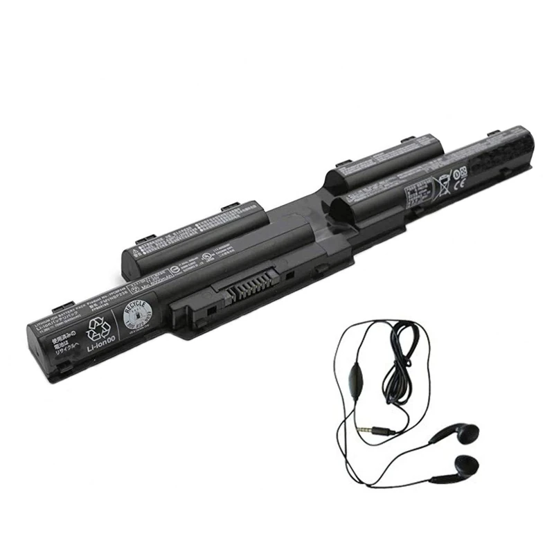 AMSB6|#Amsahr FPB0318S-03 Replacement Battery for FUJITSU FPB0318S, FMVNBPXXX, FPB0318S, FPCBPXXX - Includes Stereo Earphone ()