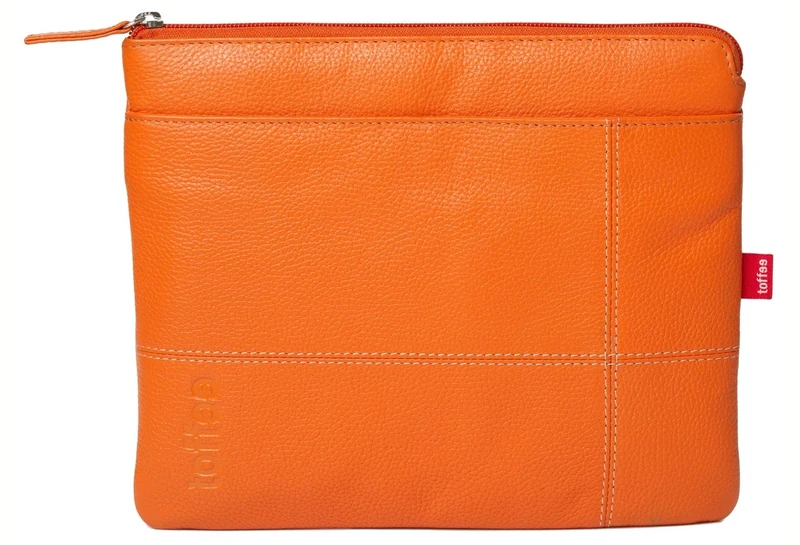 Toffee Premium Leather Pocket for iPad 2 and iPad 3 - Image 1