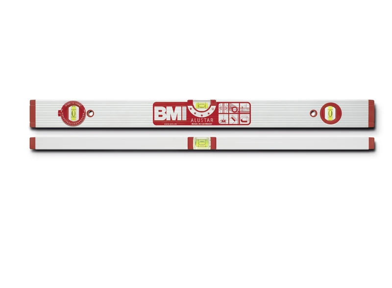 BMI 691060W Alu-Profile Spirit Level, Silver, 60 cm - Image 1