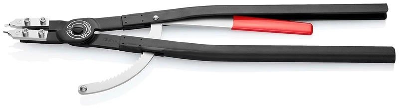 KNIPEX Circlip Pliers for Internal Circlips in Bore Holes Black Powder-Coated 570 mm, 44 10 J5