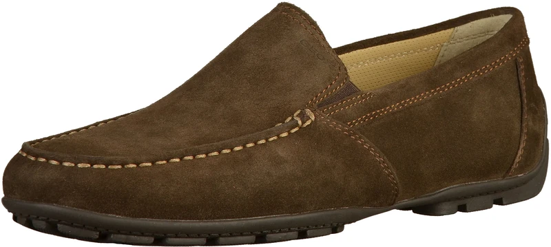 Geox Mens U Moner V Moccasins, Coffee, 8 UK