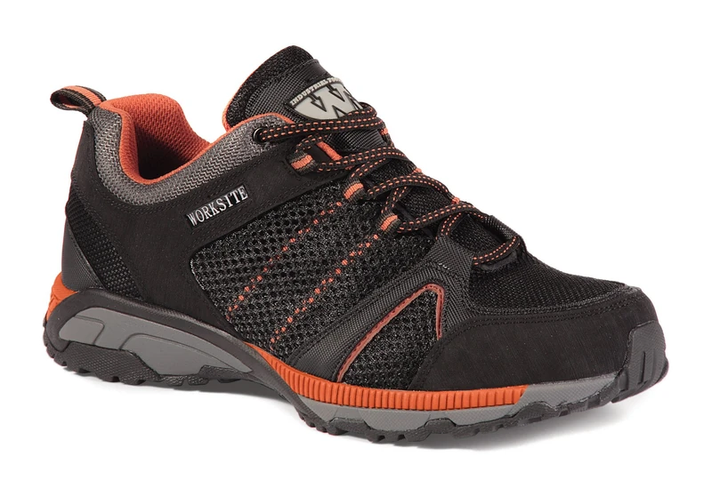 Worksite Men's SS607SM Black/Orange Safety Trainer SS607SM 10 UK (44 EU)