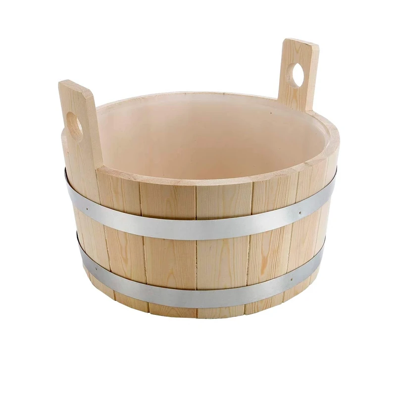 Eliga 83815 Softwood Foot Tray with Plastic Insert