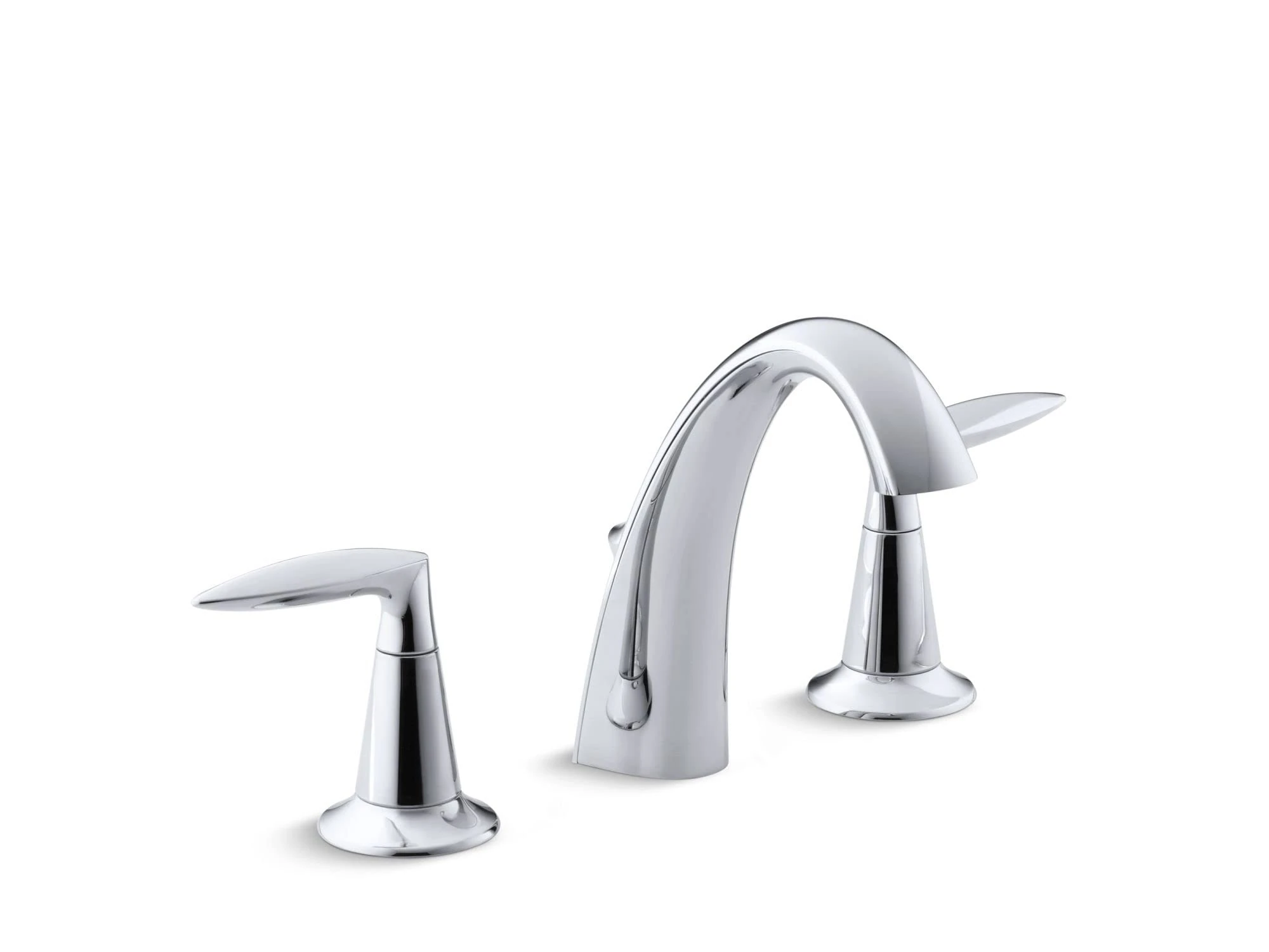 KOHLER K-45102-4-CP Alteo Widespread Lavatory Faucet, Polished Chrome