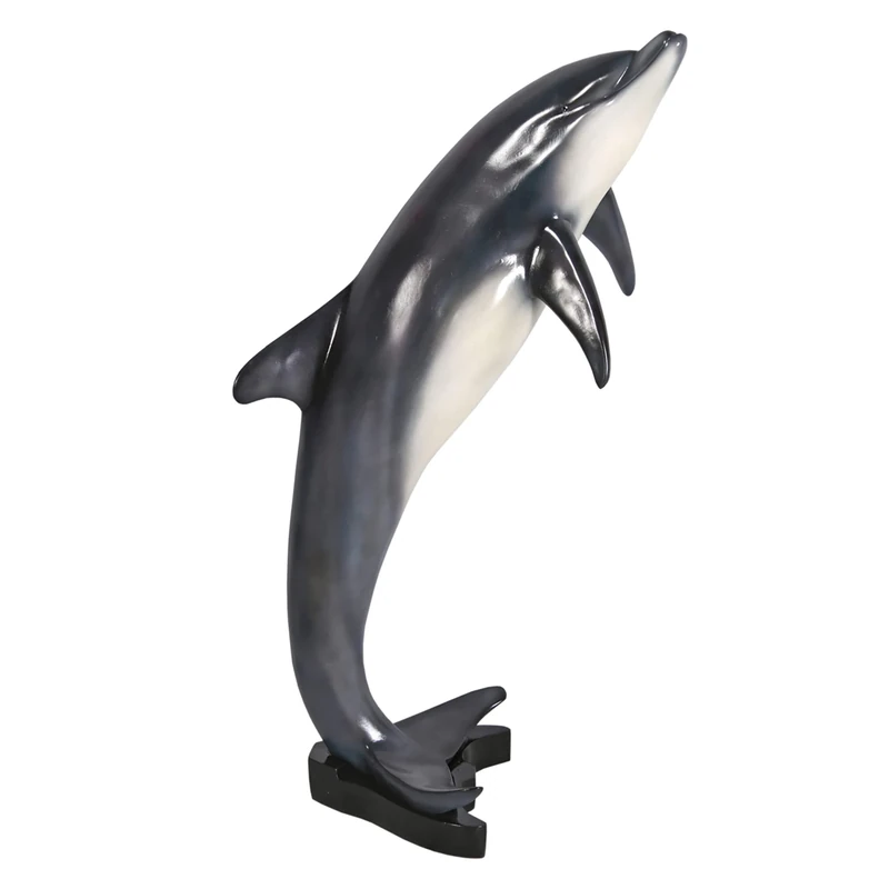 Design Toscano Leaping Sea Dolphin Statue - Medium