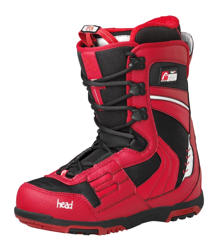 HEAD Men's Preimum Lace Boot - Red, 250 cm