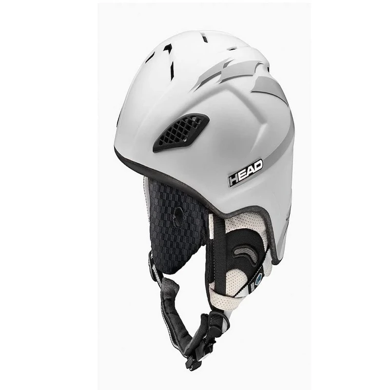 HEAD Unisex Stratum Supershape Snowsports Helmet - White/Silver, M/L (56.0-59.0) cm