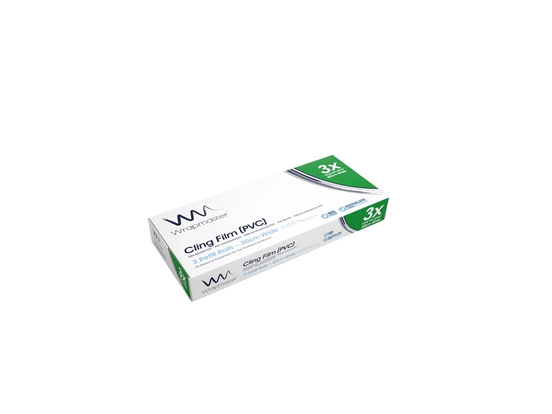 Wrapmaster 1000 clingfilm refills x 3 rolls 100m each
