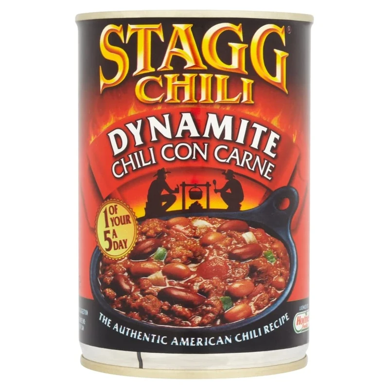 Hormel STAGG Chili Dynamite Hot Chili Con Carne 400 g (Pack of 6) - Image 1