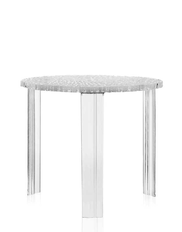 Kartell T-Table Furniture, Transparent, 60 x 60 x 56 cm