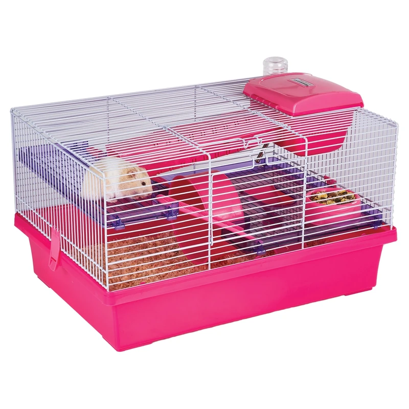 Rosewood Pico Hamster Home, Medium, Pink/Purple