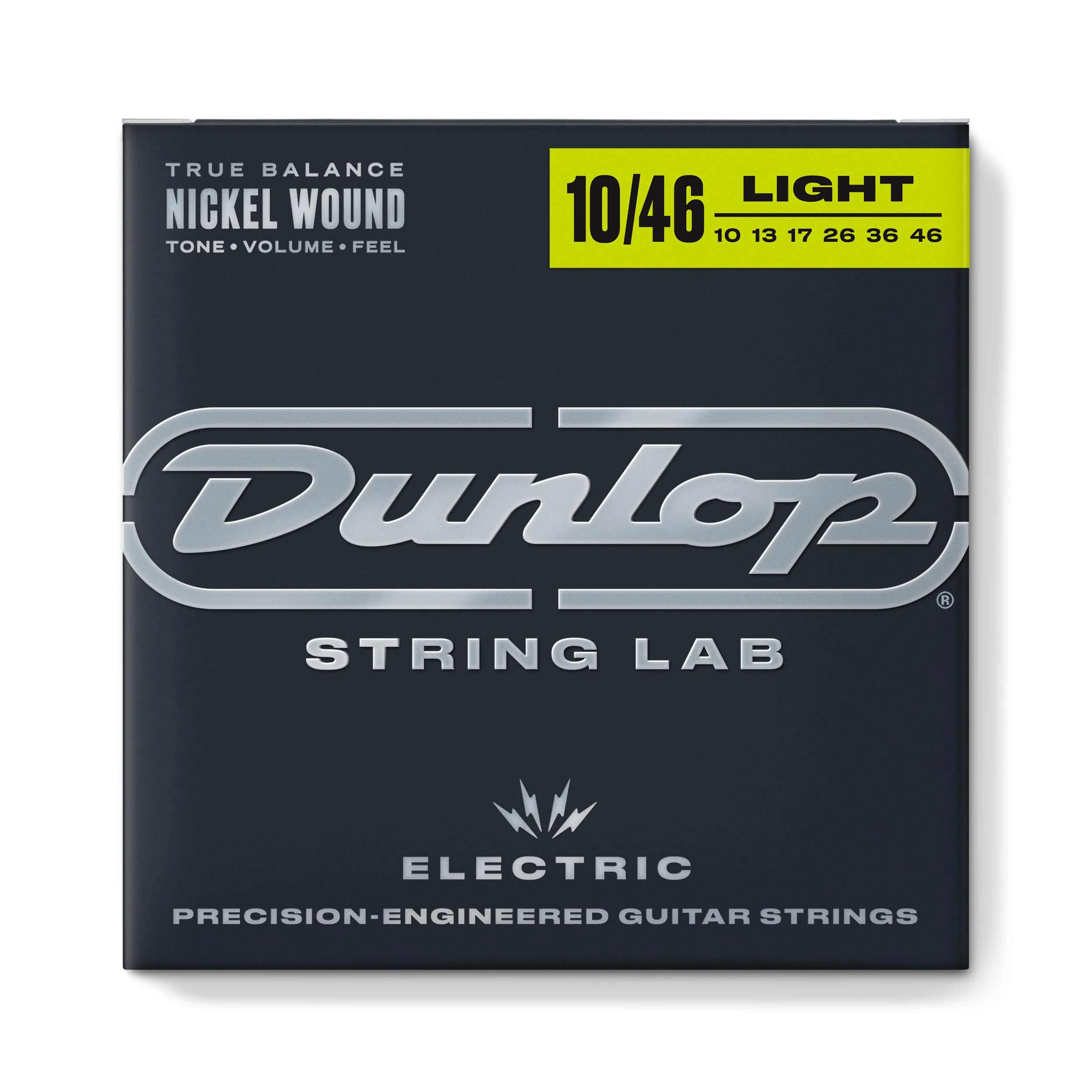 Dunlop 3PDEN1046 Nickel Medium Electric Guitar Strings (Pack of 3)