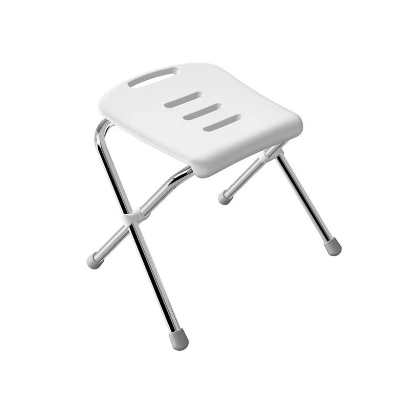 Spirella Vivawell 10.30026 Bath Folding Chair Chrome - Image 1