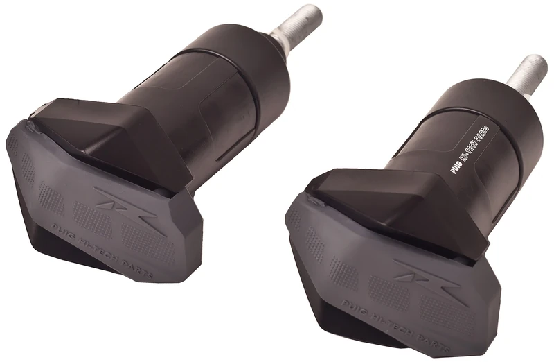 Puig 4965N Frame Sliders R12 for Kawasaki ER-6F 2009-2011, Black, Medium