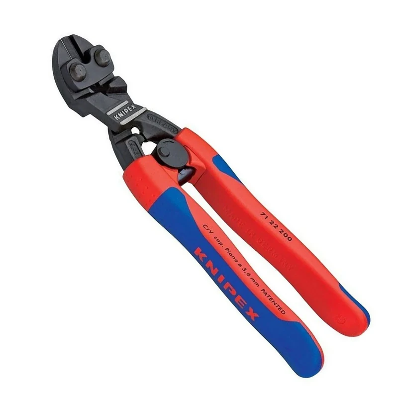 KNIPEX 7122200 Comfort Grip Angled High Leverage Cobolt Cut