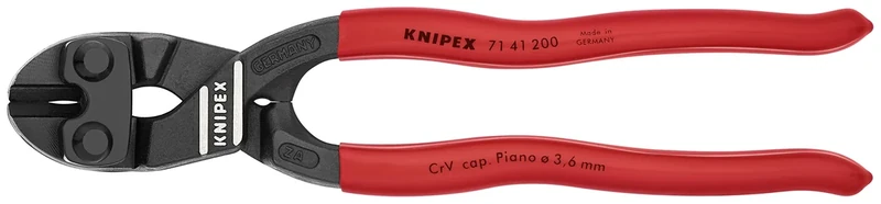 KNIPEX Cobolt High Leverage 20 Angle Compact Bolt Cut Notched Blade