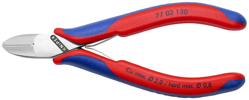 KNIPEX 77 02 130 Comfort Grip Electronics Diagonal Cutters