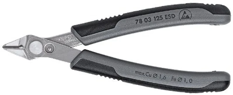 Best Price Square CUTTER, SIDE, ESD 78 03 125 ESD By KNIPEX