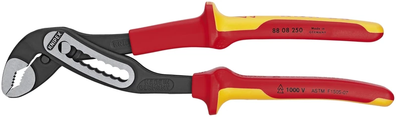 KNIPEX Tools - Alligator Water Pump Pliers, 1000V Insulated (8808250US)