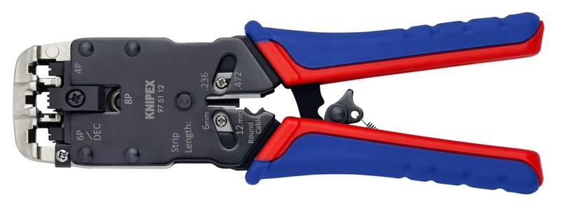 Best Price Square CRIMP TOOL, FOR RJ11-RJ45 97 51 12 By KNIPEX
