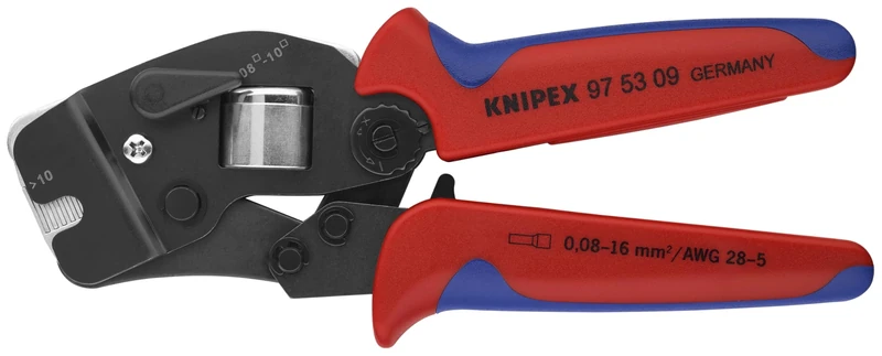 KNIPEX 97 53 09 Self-Adjusting Crimping Pliers for Wire Ferrules,19.2 x 7.3 x 2.7 centimetres