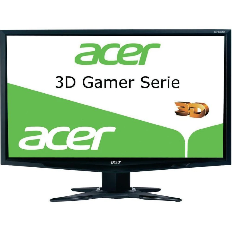 acer ET.VG5HE.009 23 inch LED Monitor (16:9 3D FHD, 100M:1 ACM, 2ms, HDMI x 2) - Image 1