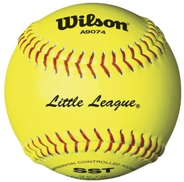 Wilson A9274 Little League Softball (12-Pack), 11-Inch, Optic Yellow