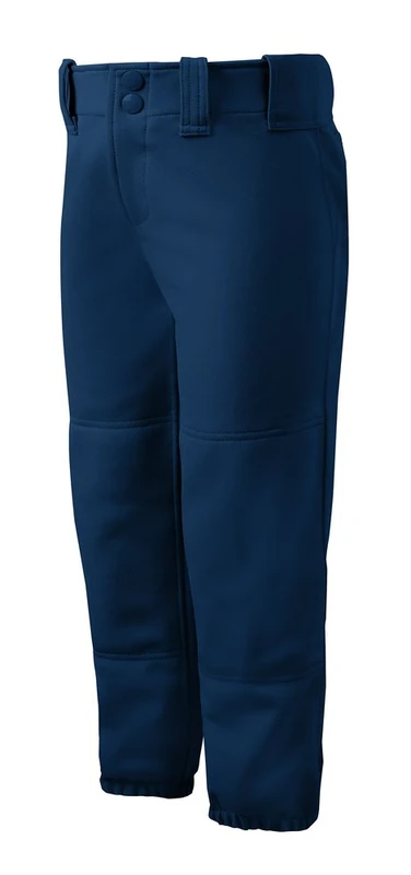Mizuno Adult Women's Belted Low Rise Fastpitch Softball Pant Navy