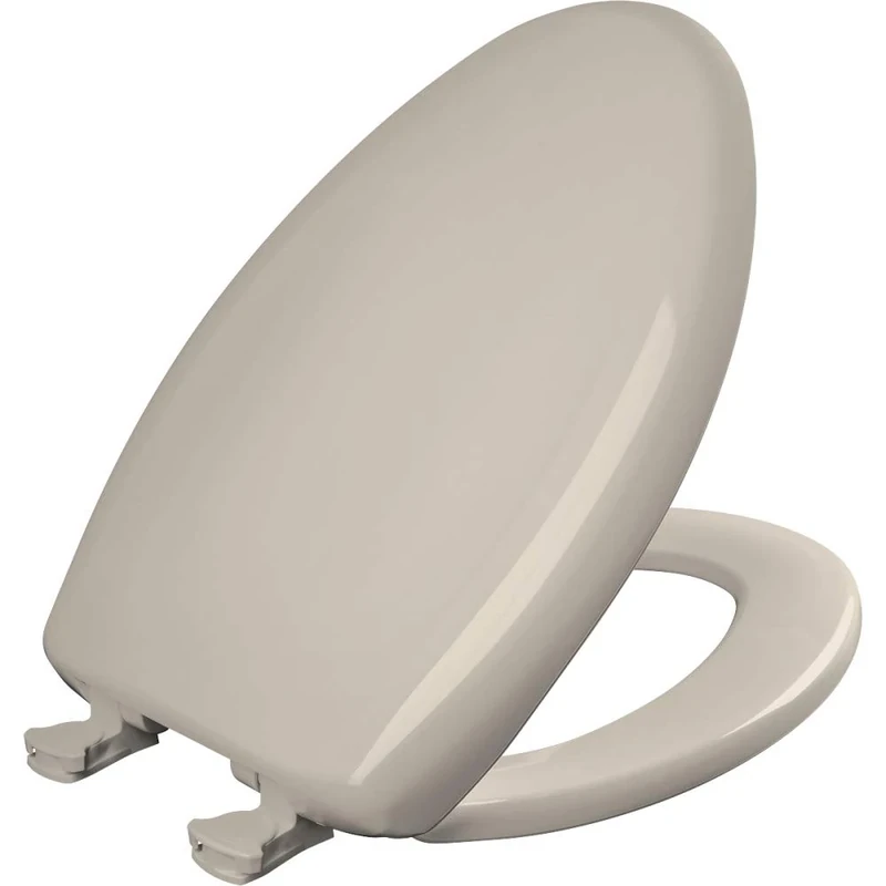 Bemis 1200SLOWT 443 Toilet Seat Will Slow Close, Never Loosen and Easily Remove, Blush, Elongated