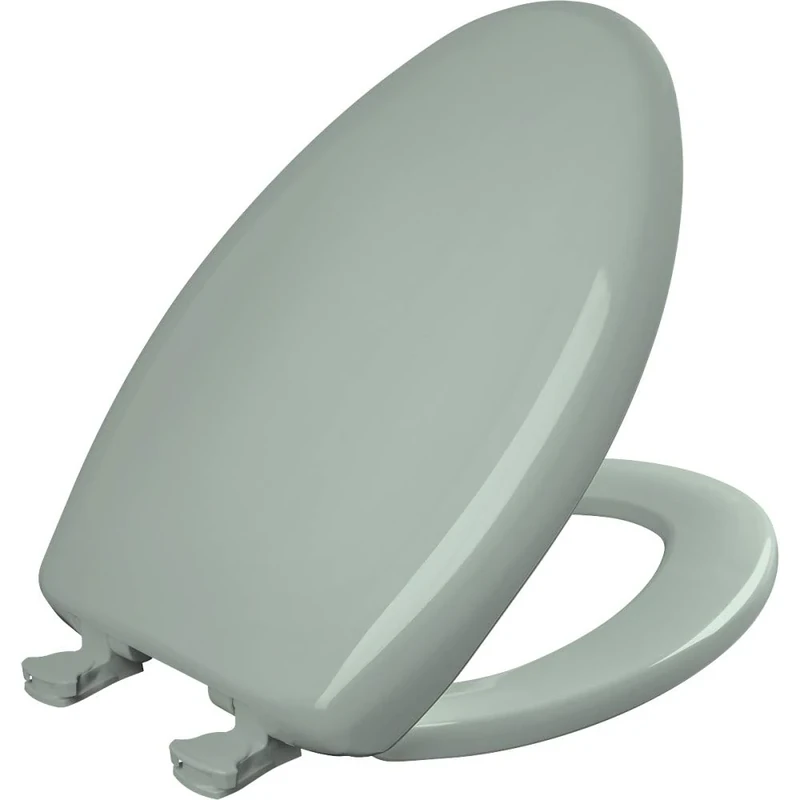 Bemis 1200SLOWT 455 Toilet Seat Will Slow Close, Never Loosen and Easily Remove, Seafoam, Elongated