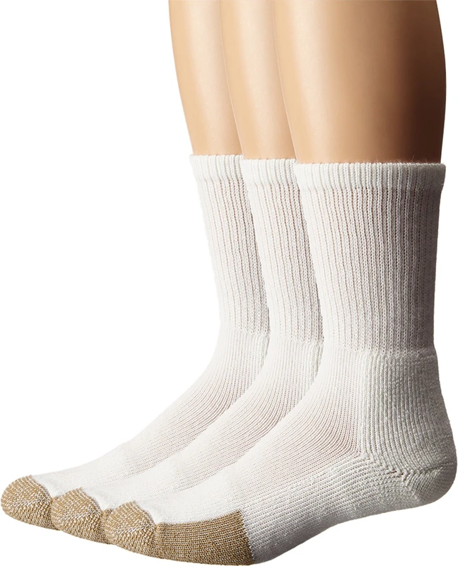 thorlos Unisex TX Max Cushion Tennis Crew Socks, White, 5-8.5