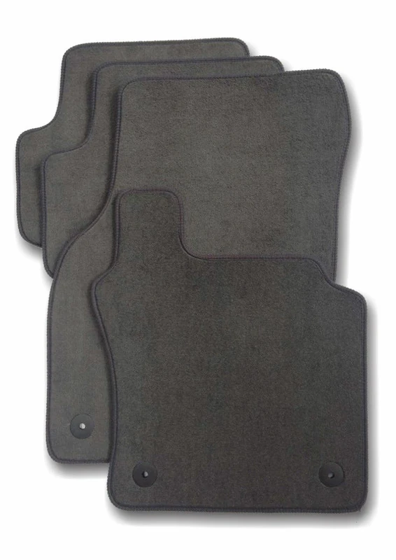 J.R. Tailor Fit Car Mat Set, Exclusive Grade, Beige with Black Trim