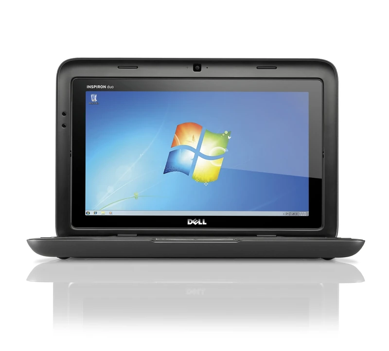 Dell Inspiron Duo 10.1 inch Tablet PC (Intel Atom N570 1.66GHz, RAM 2GB, HDD 320GB, WLAN, Webcam, Windows 7 Home Premium) - Black