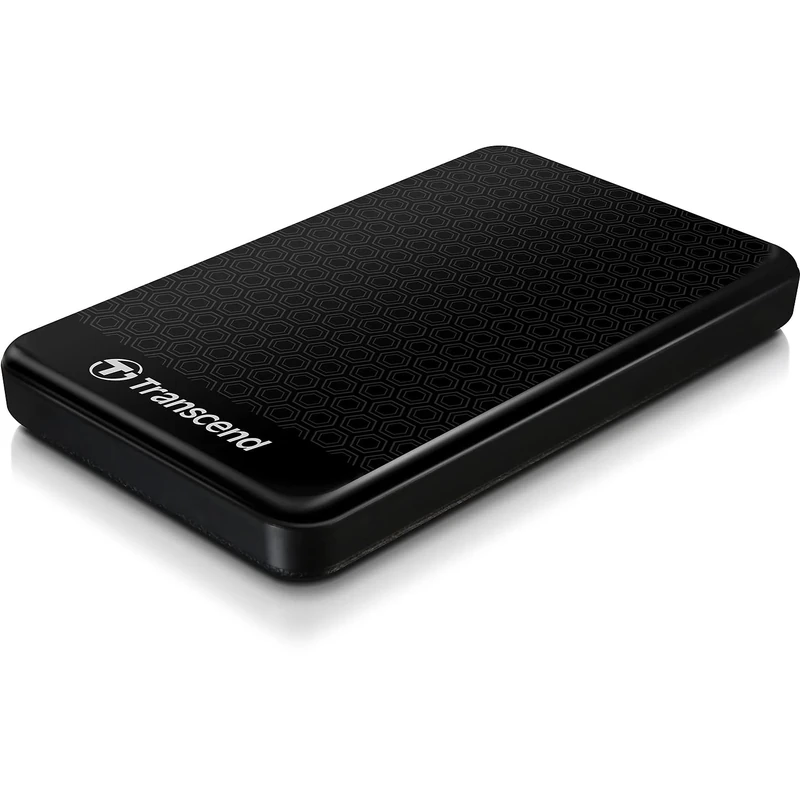 Transcend 1 TB USB 3.1 Gen 1 Portable Hard Drive, Black - StoreJet TS1TSJ25A3K