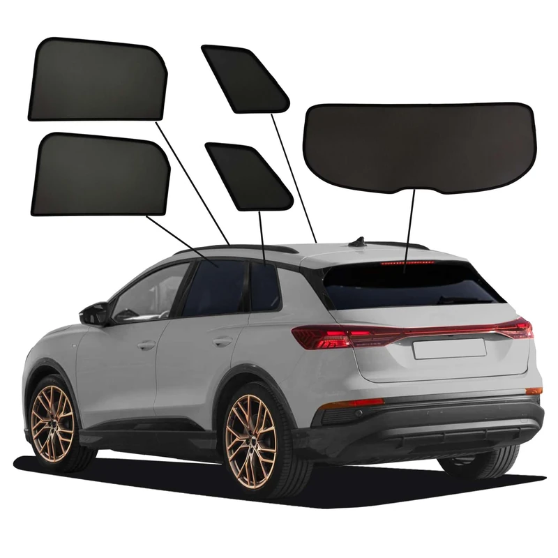 SunClip Privacy and Sun protection compatible with Audi Q4 (F4B) E-Tron 2021-