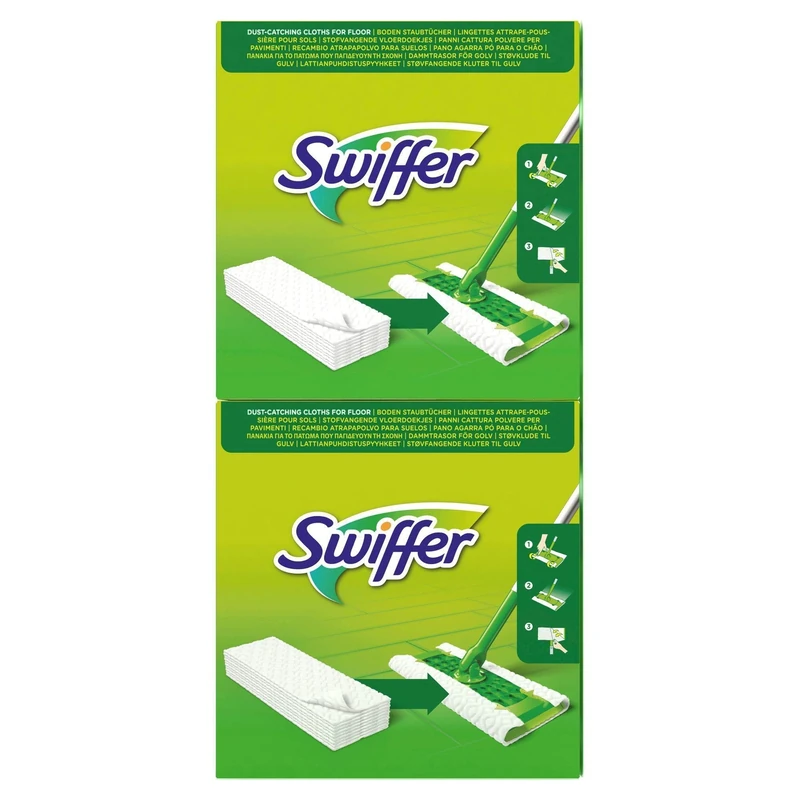 Swiffer Anti-Dust Cloths, Pack of 80, White - Image 1