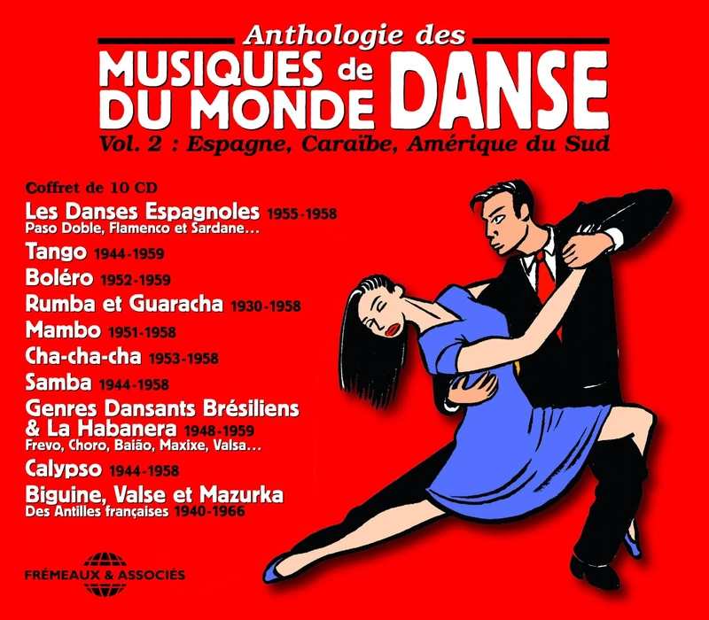 Musiques de Danse du Monde Spain Caribbean S.America (10CD)