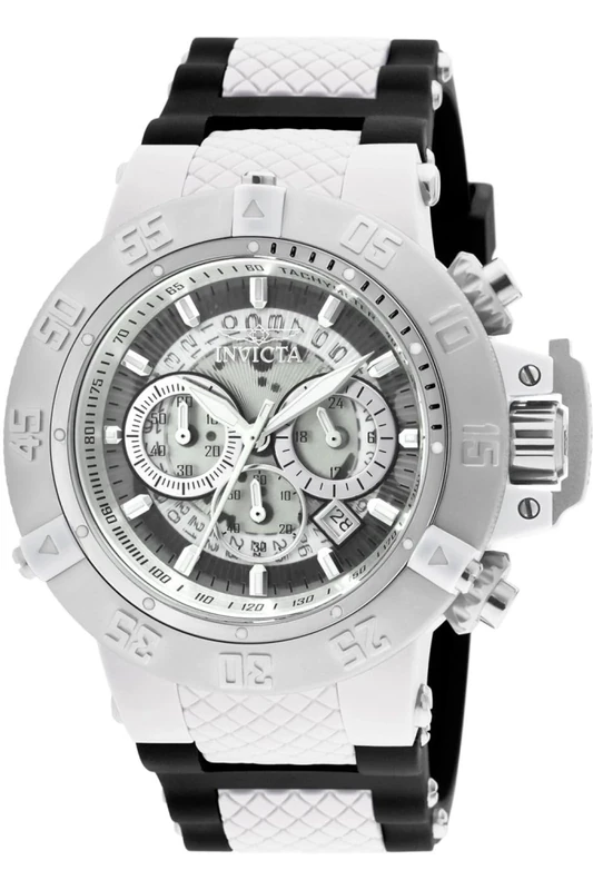 Invicta Subaqua - Noma III 0924 Men's Watch - Waterproof - Analogue - Quartz Movement - stainless steel with white dial - 50mm