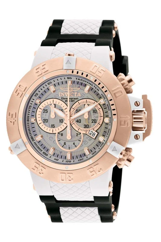 Invicta Subaqua - Noma III 0931 Men's Watch - Waterproof - Analogue - Quartz Movement - stainless steel with white dial - 50mm