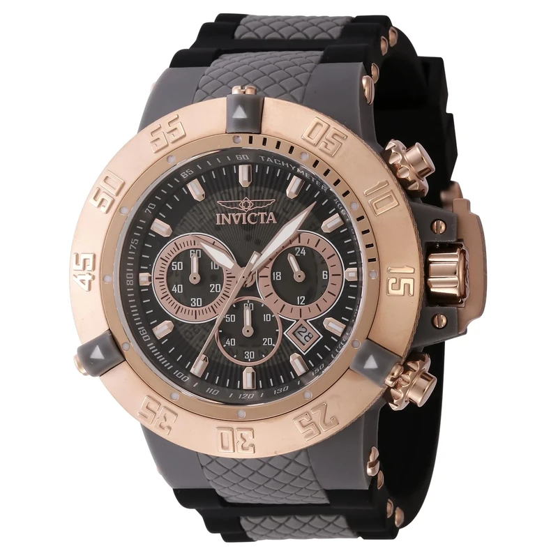 Invicta Subaqua - Noma III 0932 Men's Watch - Waterproof - Analogue - Quartz Movement - stainless steel with Black dial - 50mm - Image 1