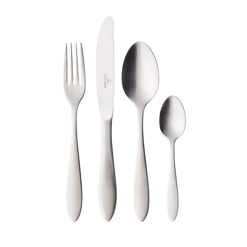 Villeroy & Boch Stainless Steel Arthur Brushed 24-Piece Cutlery Set